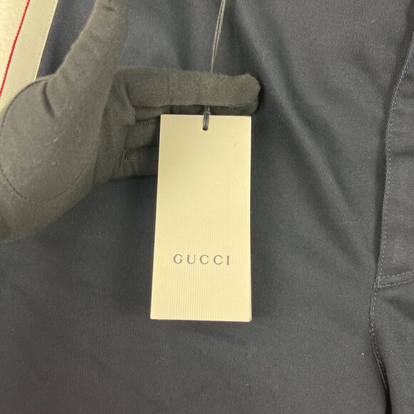 NWT Gucci men Cotton Short With Web in black size 44 - Picture 7 of 12